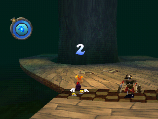 The first player's staring position