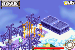 Several golden gates appear and can be opened up by activating a switch.