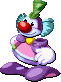 Punching clown