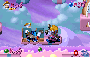 The center of the level has a photographer.