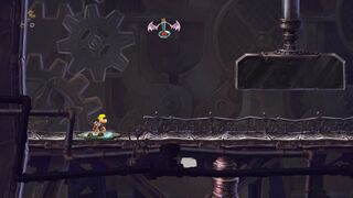 The start of the level.