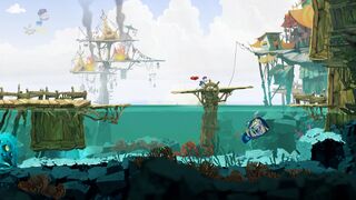 Eventually, the Darktoon holding Annetta Fish captive will stop, letting the heroes free the nymph.