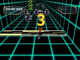 The first player's starting position in Rayman M's Big Bang