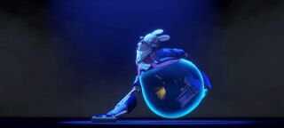 The Phantom confronting Beep-0