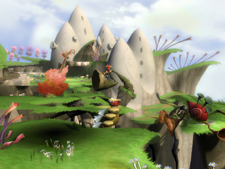 A Band Land-themed open area
