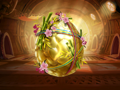 A gold Maneki-Neggo ready for hatching.