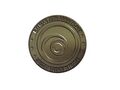 The back of the Rayman 20th anniversary medallion.