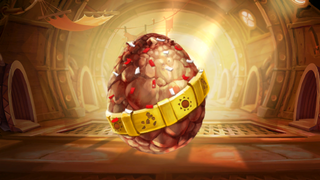 A bronze Trophy Egg ready for hatching.