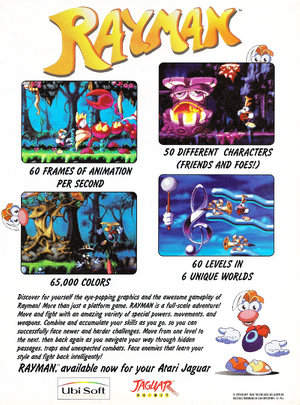 Rayman Atari Jaguar Ad.png