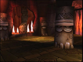 A 3D render of Forgotten Dungeon