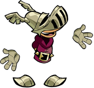 A detailed view of Sir Rayelot in Brawlhalla