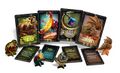 All four of the base game’s boss tokens and cards, from left to right: the Armored Toad, Seabreather, the Dark Teensy, and Grunderbite