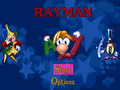 The title, which despite the game's name shows just "Rayman".