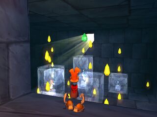 The secret area.