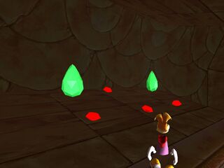The secret area.
