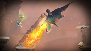 In most versions of the game, the heroes use the Flying Punch to defeat forest dragons in How to Shoot your Dragon