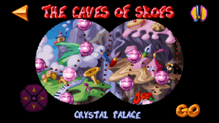 The Ray Breakout on the map in the mobile version of Rayman