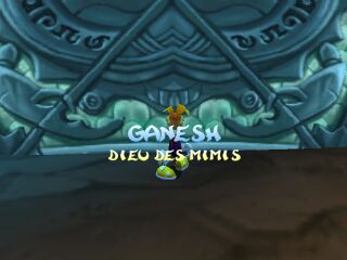 By shooting the door the player will gain Full Life and Power Fists.