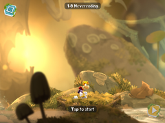 The start of the level.