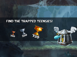 Cups instead of food and gems.