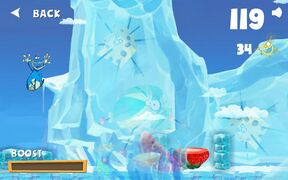 Globox in Gourmand Land in the game Slap, Flap and Go