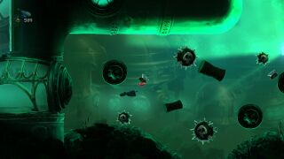 The end of the level.