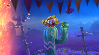 Near the end of the level.