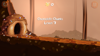 The start of the level Chocolate Chunks