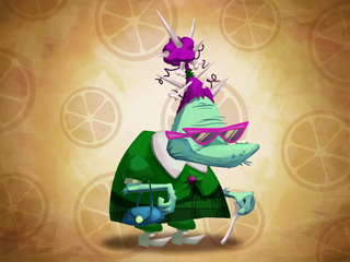 Granny wallpaper from Rayman Fiesta Run
