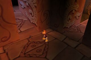 A small spider in the Sanctuary of Stone and Fire