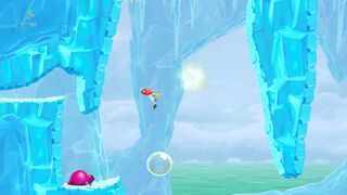 The bubble will aid in crossing the body of water.
