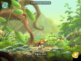 The start of the level