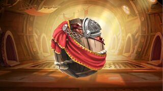 A bronze Surprise Castle Egg ready for hatching.