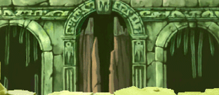 Wall engravings in the Scaleman's Keep.