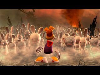 The early look of the Rabbids.