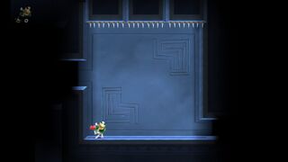 The ceilings of this zone, covered in spikes, can crush the heroes.