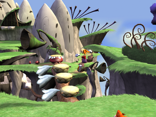 A Band Land-themed open area