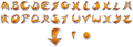 The font underwent changes before the final release.