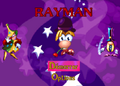 Another title screen, featuring Rayman in a bowler hat.