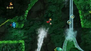 A geyser will give the heroes a boost.