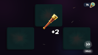 Two spyglasses being won from a Lucky ticket.