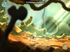 The start of the level.