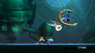 The Dark Teensy shouting angrily at the player and the girl Teensie.