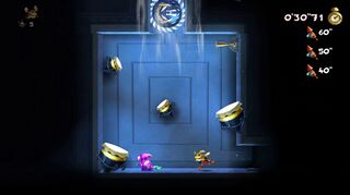 The second Minotaur is found in a simplified version of the zone with drums.