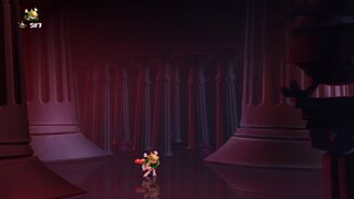 A dark zone of a temple, which is soon invaded by dark creatures.