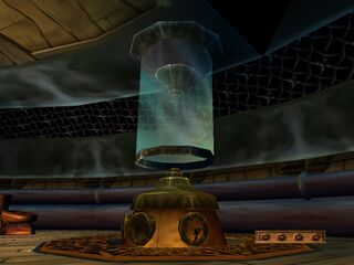A deactivated switch in the Pirate Factory