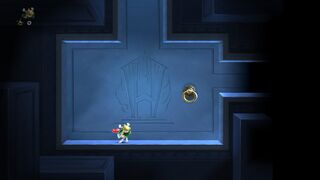 The beginning of the level.