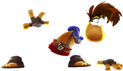 Ray of Persia's design in Rayman Adventures
