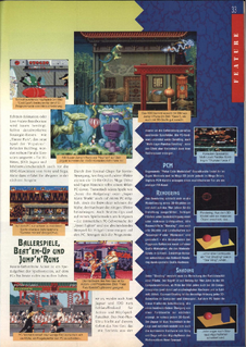 Early screenshots in a German gaming magazine