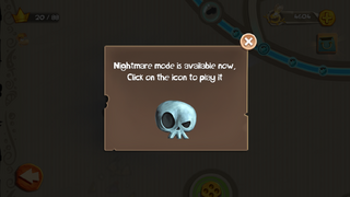 Nightmare mode unlocking.